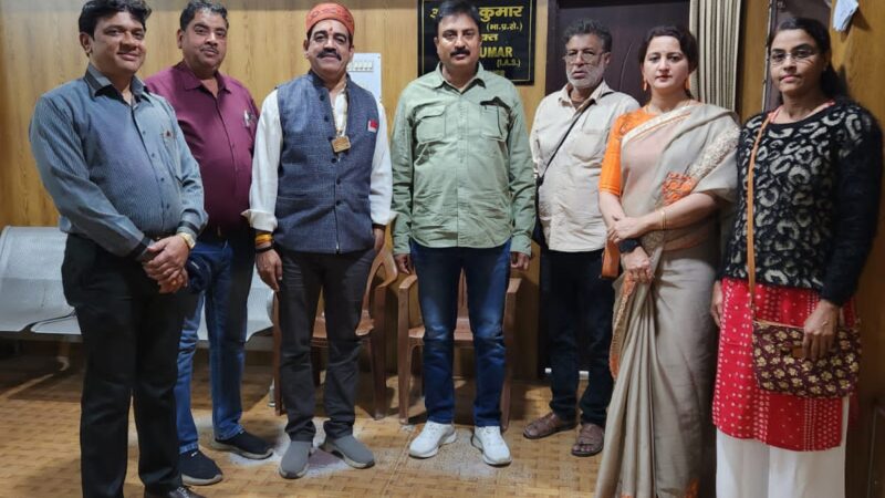 हिन्दू जागरण मंच द्वारा कांग्रेसी सत्ता में हुए अवैध कब्जो पर कार्यवाही की मांग तेज !