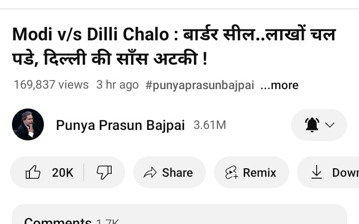 उतर भारत में आंदोलन किसानों का या ? रंग तो कुछ और बताता है ?